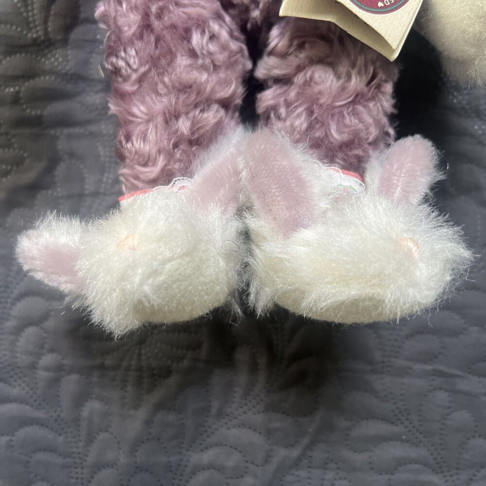 VTG 1998 GANZ COTTAGE COLLECTIBLES TEDDY LINDSEY JOINTED POSEABLE PLUSH BEAR 20’ - Picture 9 of 16